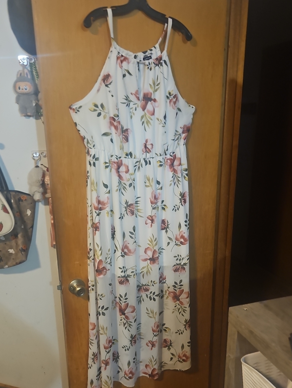 Torrid Floral Sheer Halter Maxi Dress - Size 2